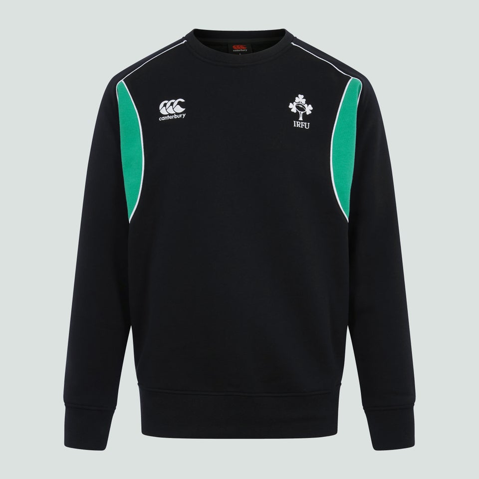 Mens Ireland Classic Crew Sweatshirt Black/Green