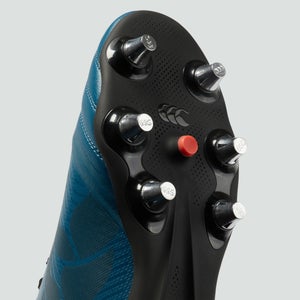 Adult Unisex Stampede Pro Soft Ground Boots Blue/Black/Orange