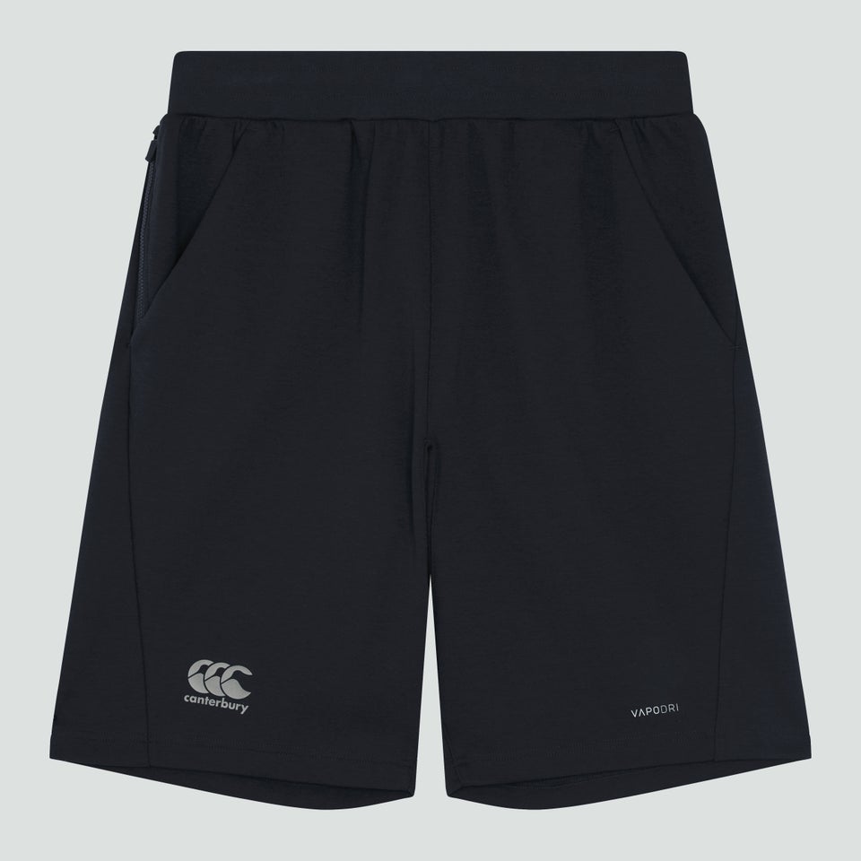 CANTERBURY FLEECE SHORT ZIP POCKET AM BLK