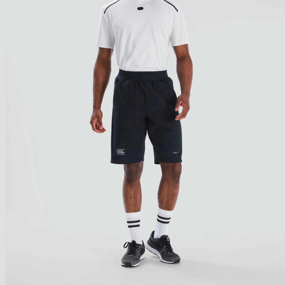 CANTERBURY FLEECE SHORT ZIP POCKET AM BLK