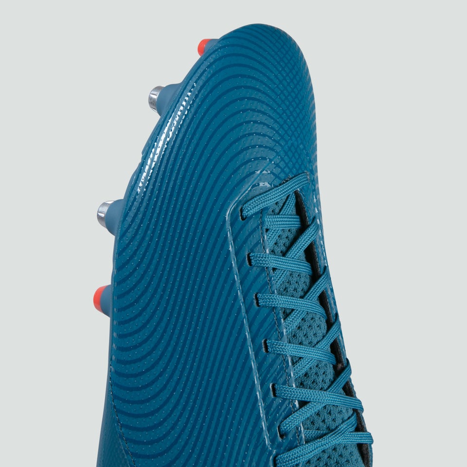 Adult Unisex Speed Pro Soft Ground Boots Blue/Grey/Orange