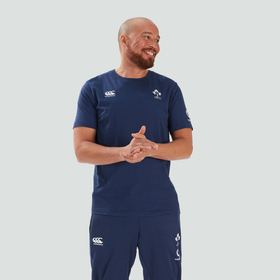 Mens Ireland Team Cotton T-Shirt Blue