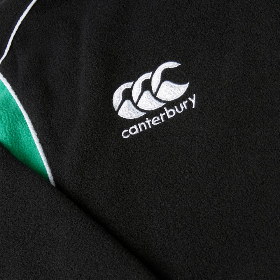 Mens Ireland Classic 1/4 Zip Fleece Black/Green