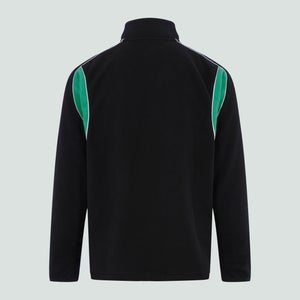 Mens Ireland Classic 1/4 Zip Fleece Black/Green