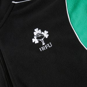 Mens Ireland Classic 1/4 Zip Fleece Black/Green