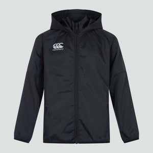 Junior Unisex Lightweight Rain Jacket Black