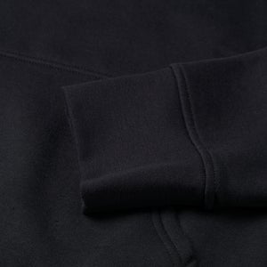Mens Fleece Hoody Black/Grey