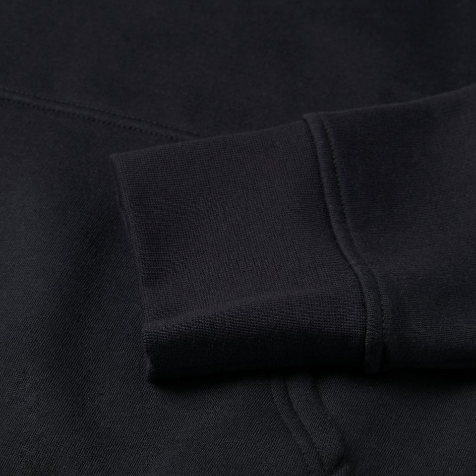 Mens Fleece Hoody Black/Grey