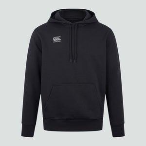 Mens Fleece Hoody Black/Grey
