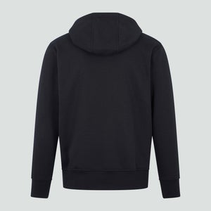 Mens Fleece Hoody Black/Grey