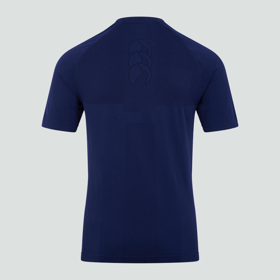 Mens Ireland Seamless Training Tee Blue