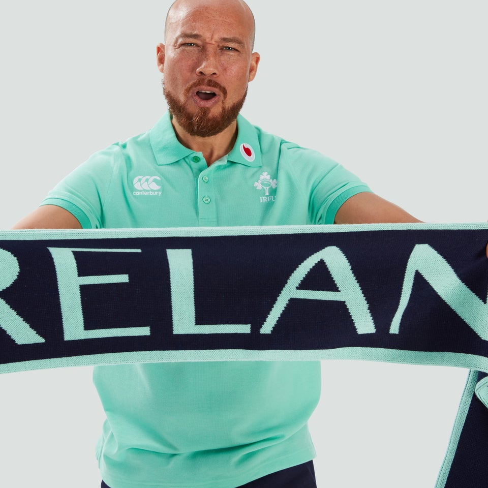 Mens Ireland Team Polo Shirt Green