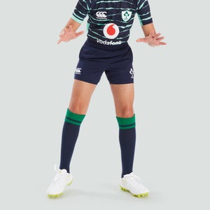 JUNIOR UNISEX IRELAND WOVEN SHORTS BLUE - AGE 8