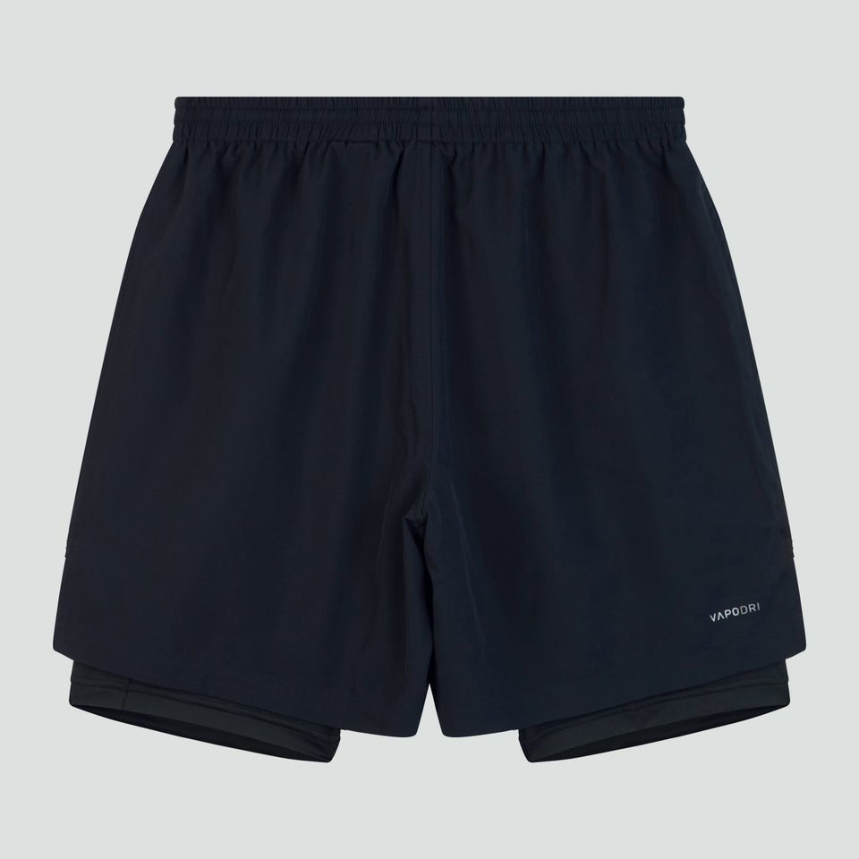 Mens Vapodri 2 in 1 Short Black/Grey