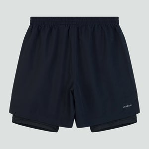 Mens Vapodri 2 in 1 Short Black/Grey