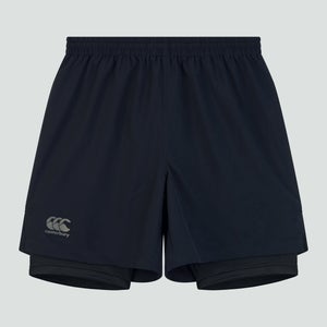 Mens Vapodri 2 in 1 Short Black/Grey