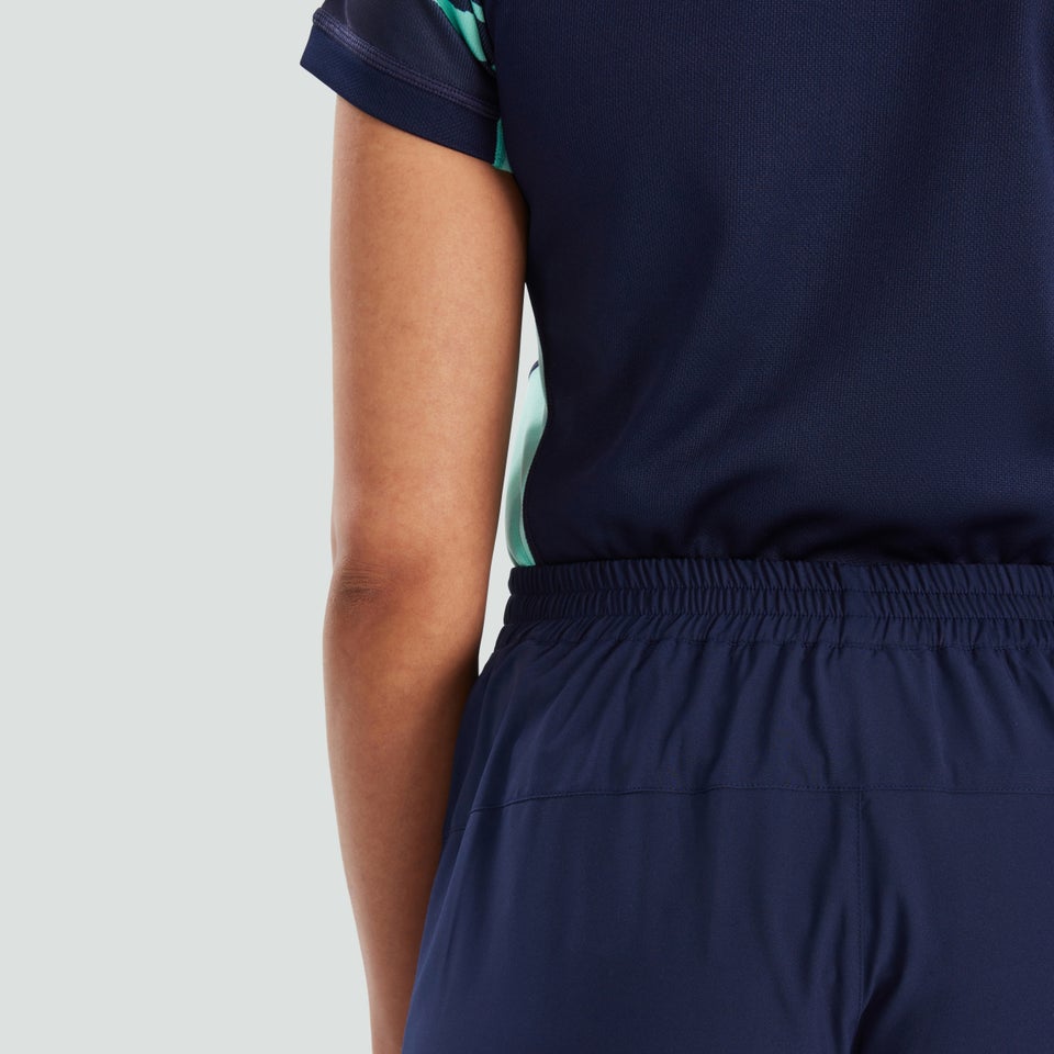 Womens Ireland Woven Gym Shorts Blue