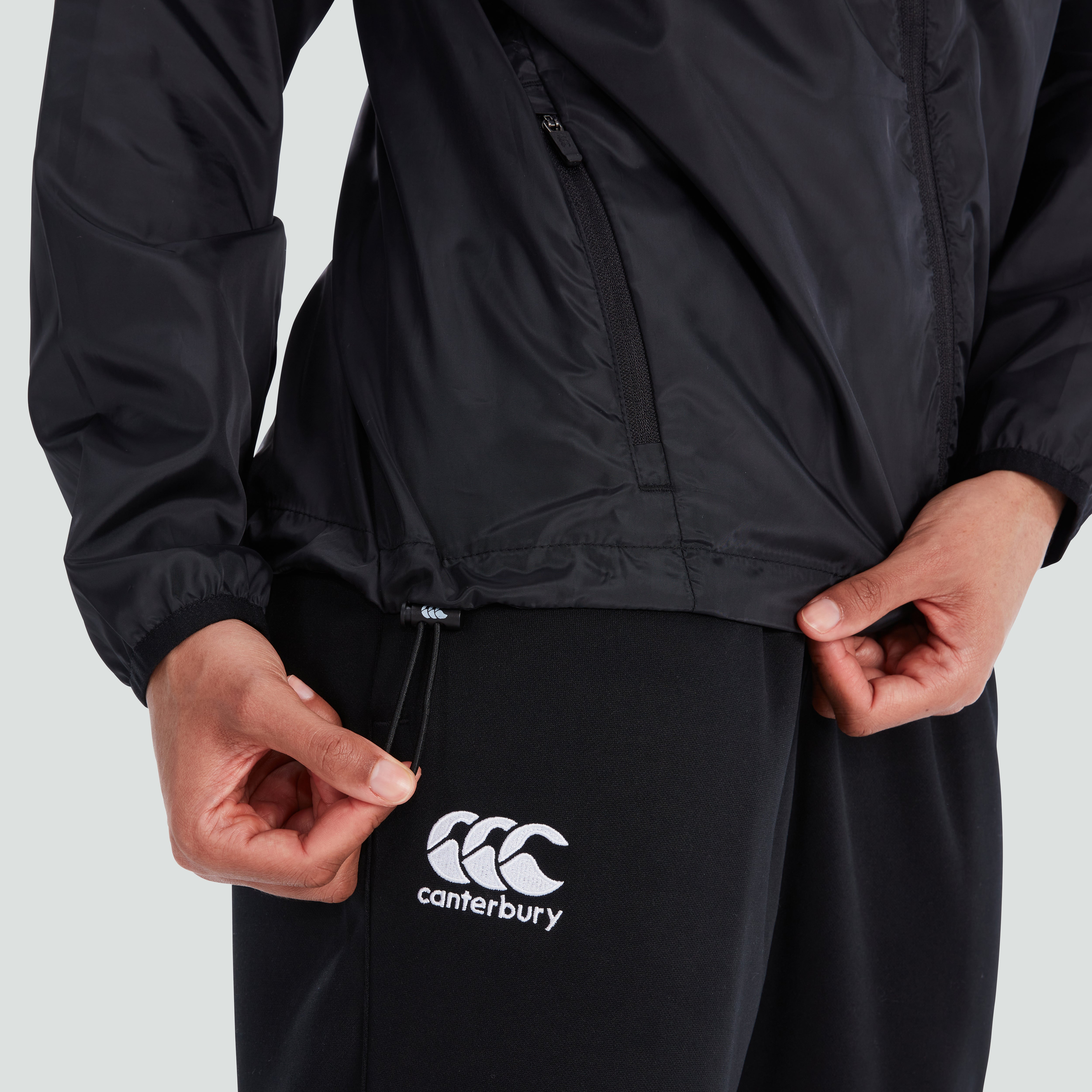 Womens Lightweight Training Jacket Black | Canterbury