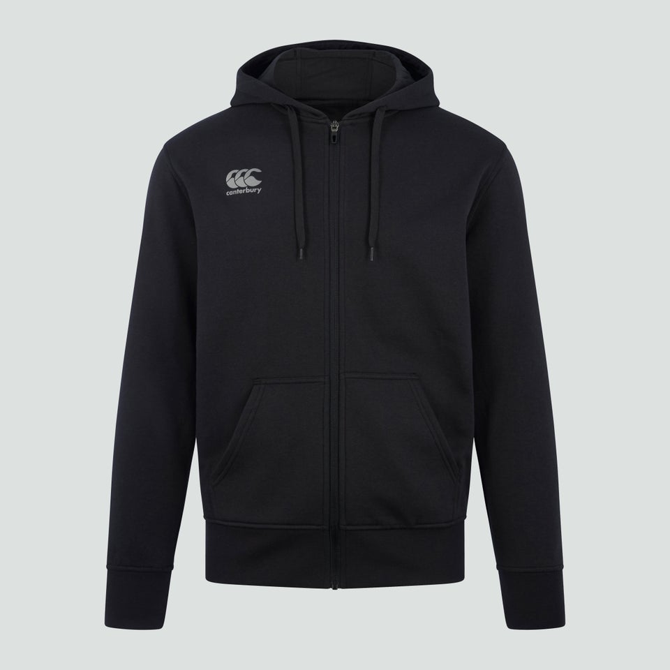 Mens Full Zip Hoody Black/Grey