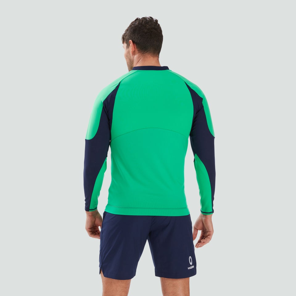 Mens Ireland Tech Drill Top Green