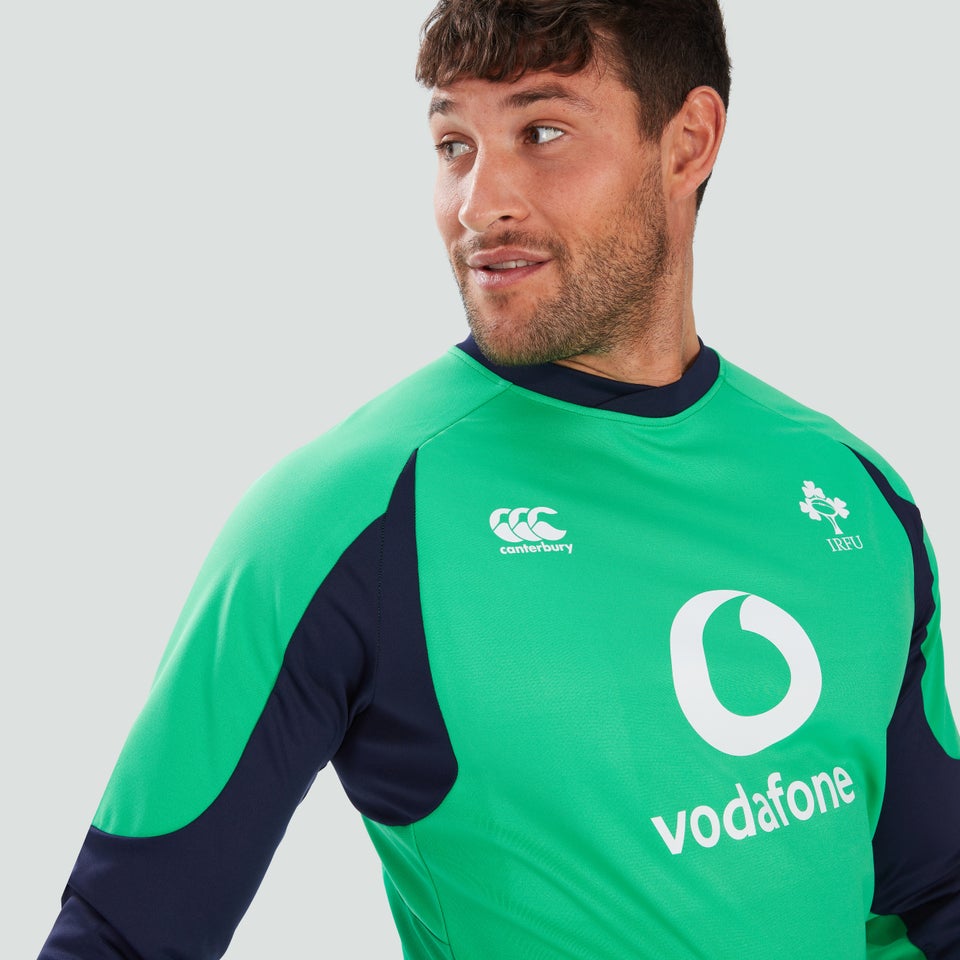 Mens Ireland Tech Drill Top Green