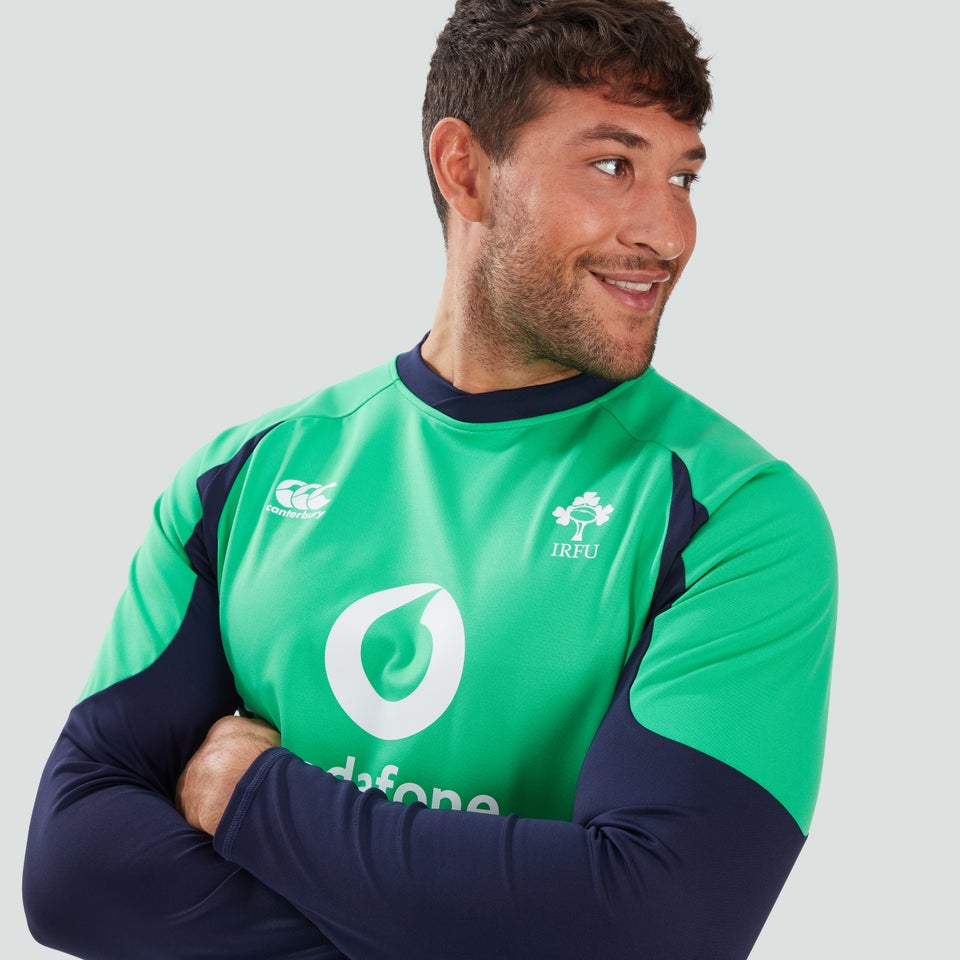 Mens Ireland Tech Drill Top Green