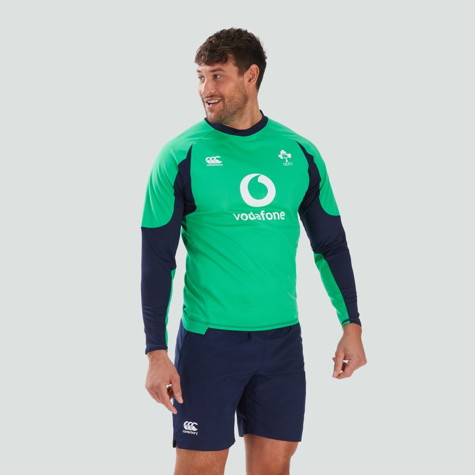 Mens Ireland Tech Drill Top Green