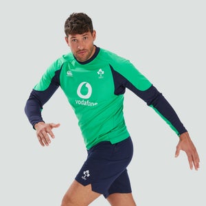 Mens Ireland Tech Drill Top Green