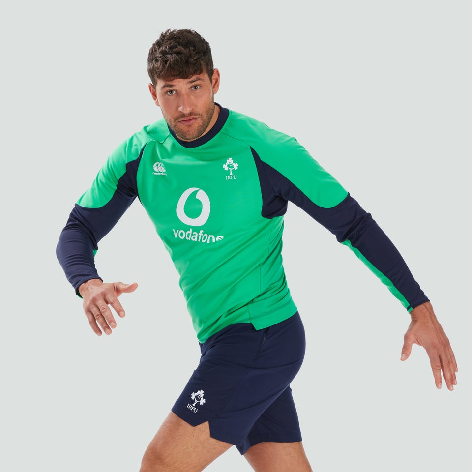 Mens Ireland Tech Drill Top Green