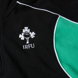 Junior Unisex Ireland Classic 1/4 Zip Fleece Black/Green