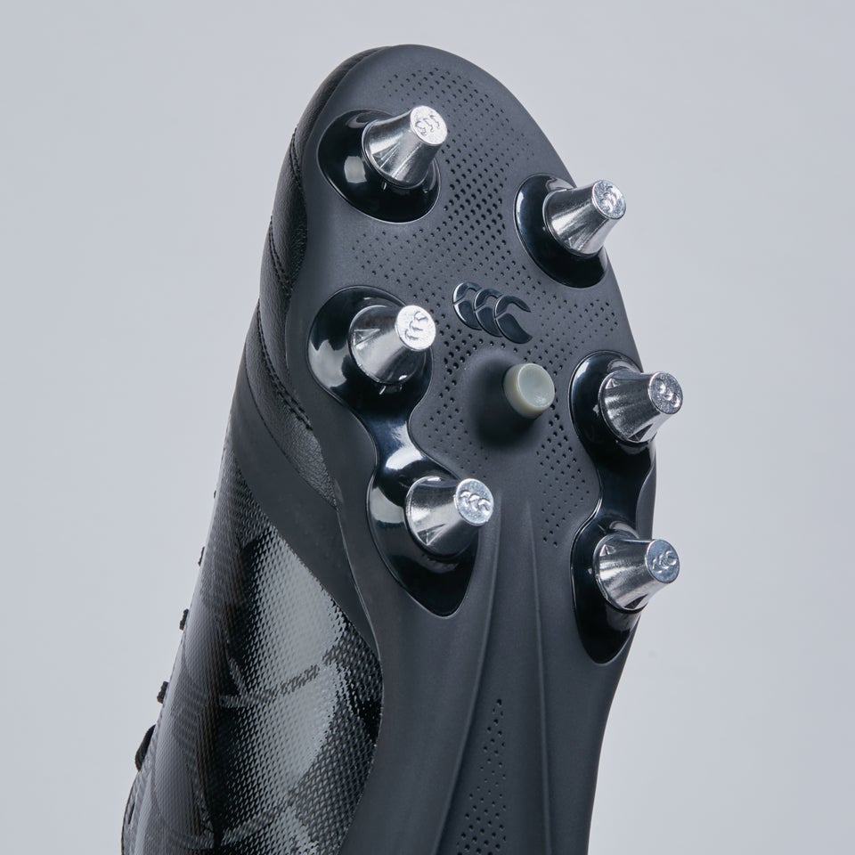 Adult Unisex Stampede Pro Soft Ground Boots Black/Grey