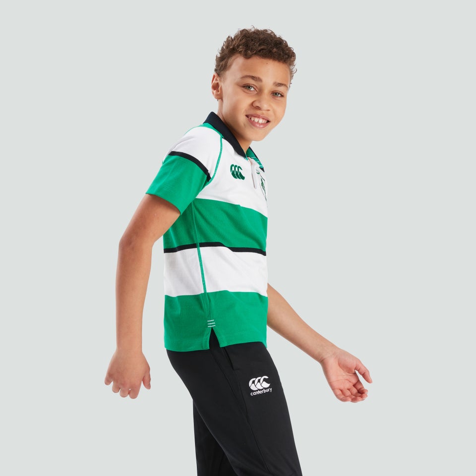 Junior Unisex Ireland Heritage Jersey Green/White