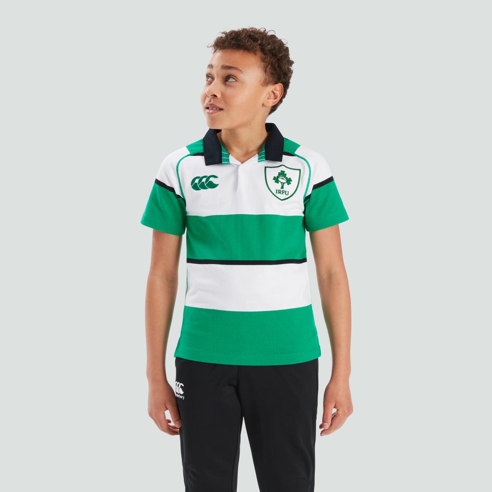 Junior Unisex Ireland Heritage Jersey Green/White