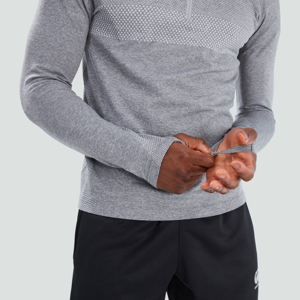 CANTERBURY SEAMLESS 1ST LAYER AM GREY