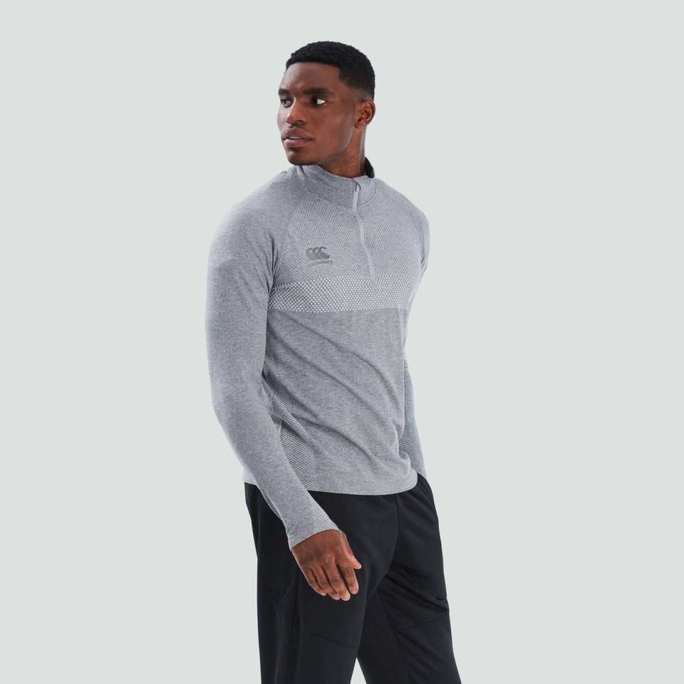 Mens Seamless 1st Layer Grey