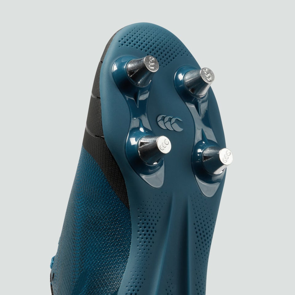 Junior Unisex Phoenix Team Soft Ground Boots Blue/Black/Orange