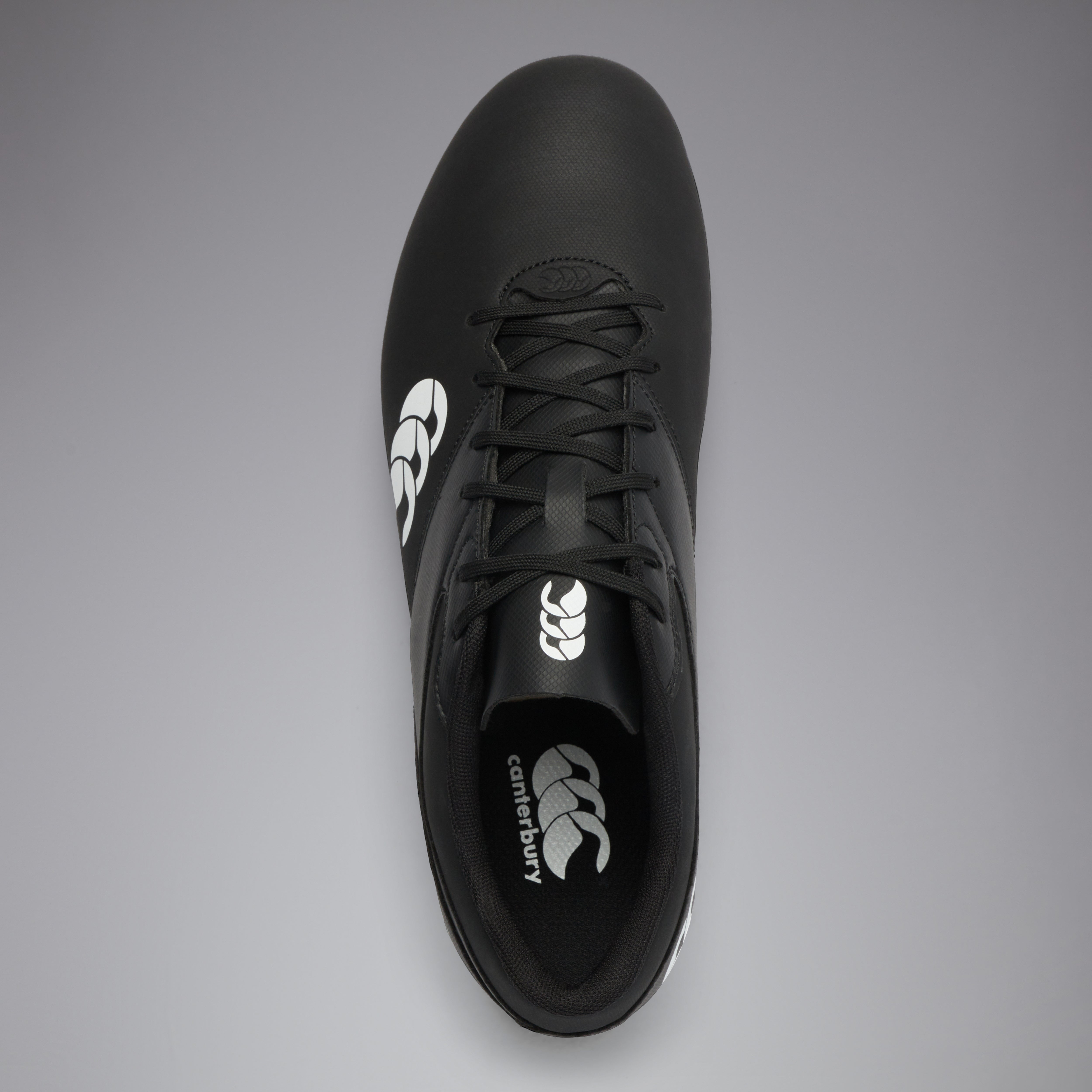 Adult Unisex Phoenix Raze Soft Ground Boots Black/White | Canterbury