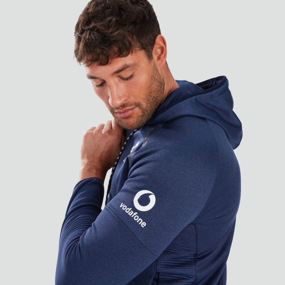 CANTERBURY IRE TECH FULL ZIP HOODY AM BLUE