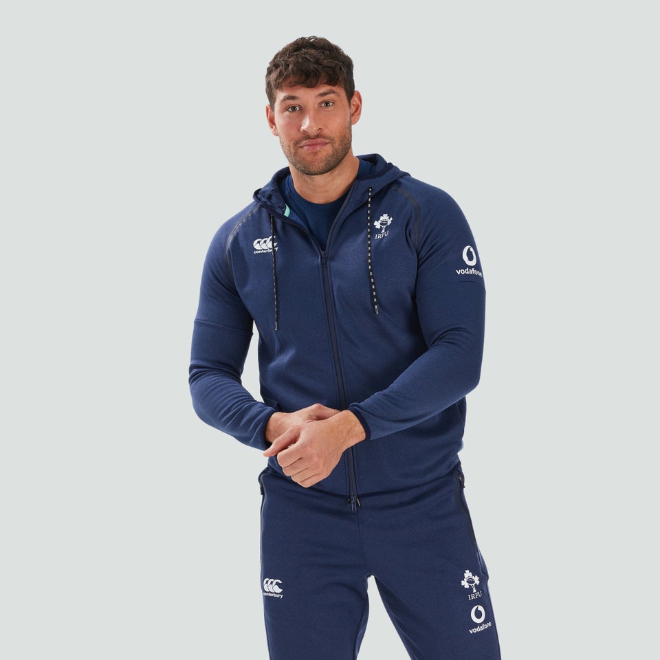 CANTERBURY IRE TECH FULL ZIP HOODY AM BLUE