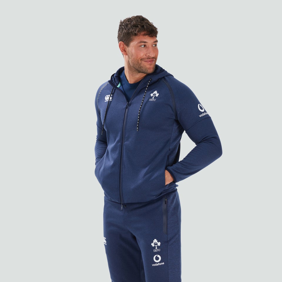CANTERBURY IRE TECH FULL ZIP HOODY AM BLUE