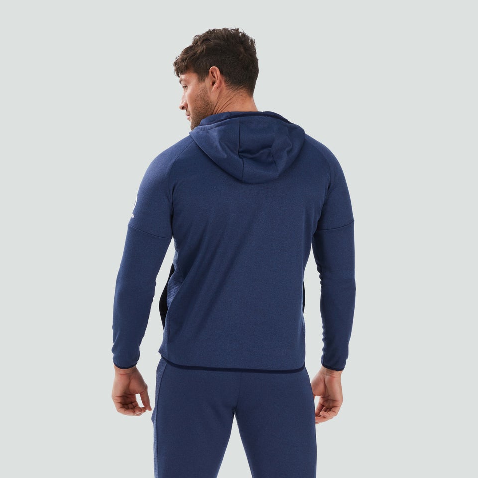 CANTERBURY IRE TECH FULL ZIP HOODY AM BLUE
