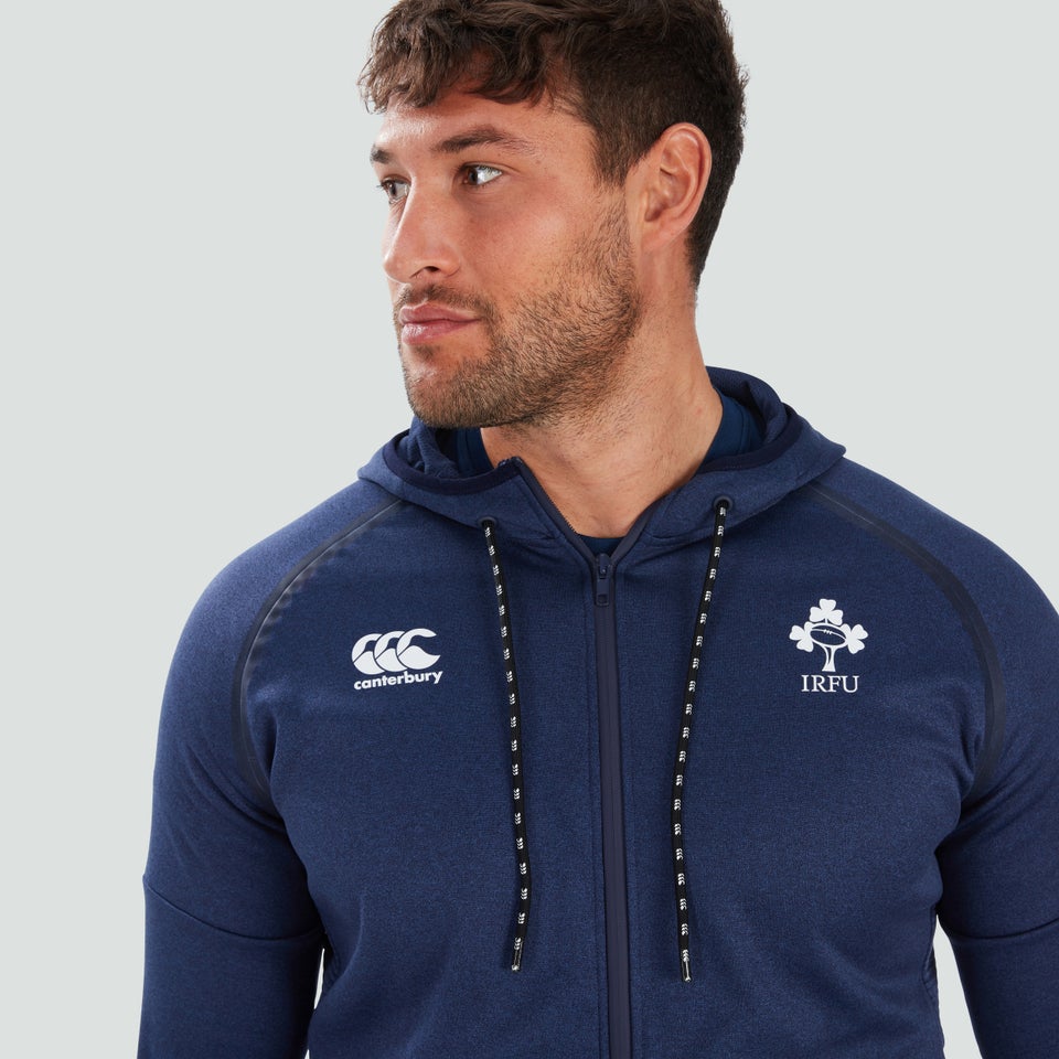 CANTERBURY IRE TECH FULL ZIP HOODY AM BLUE