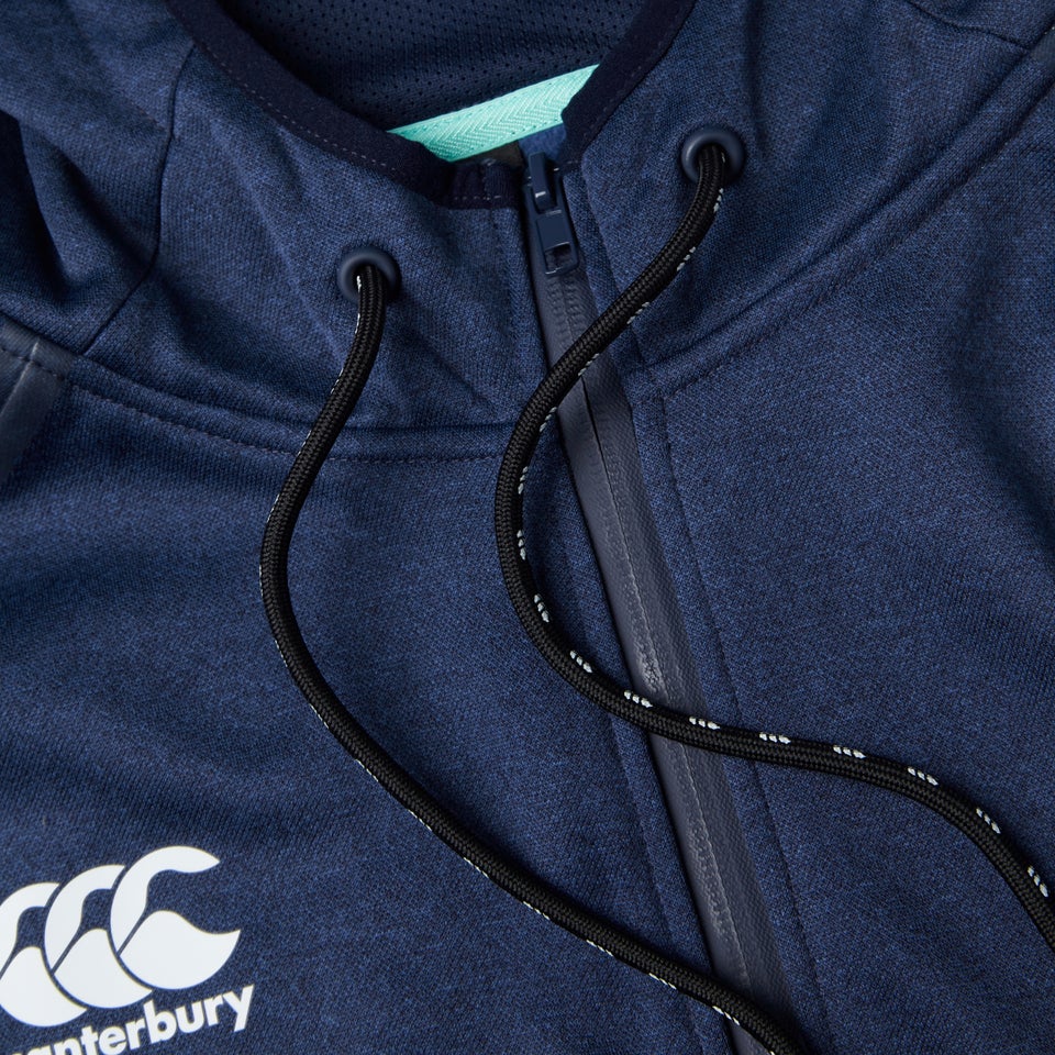 CANTERBURY IRE TECH FULL ZIP HOODY AM BLUE