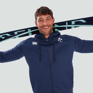CANTERBURY IRE TECH FULL ZIP HOODY AM BLUE
