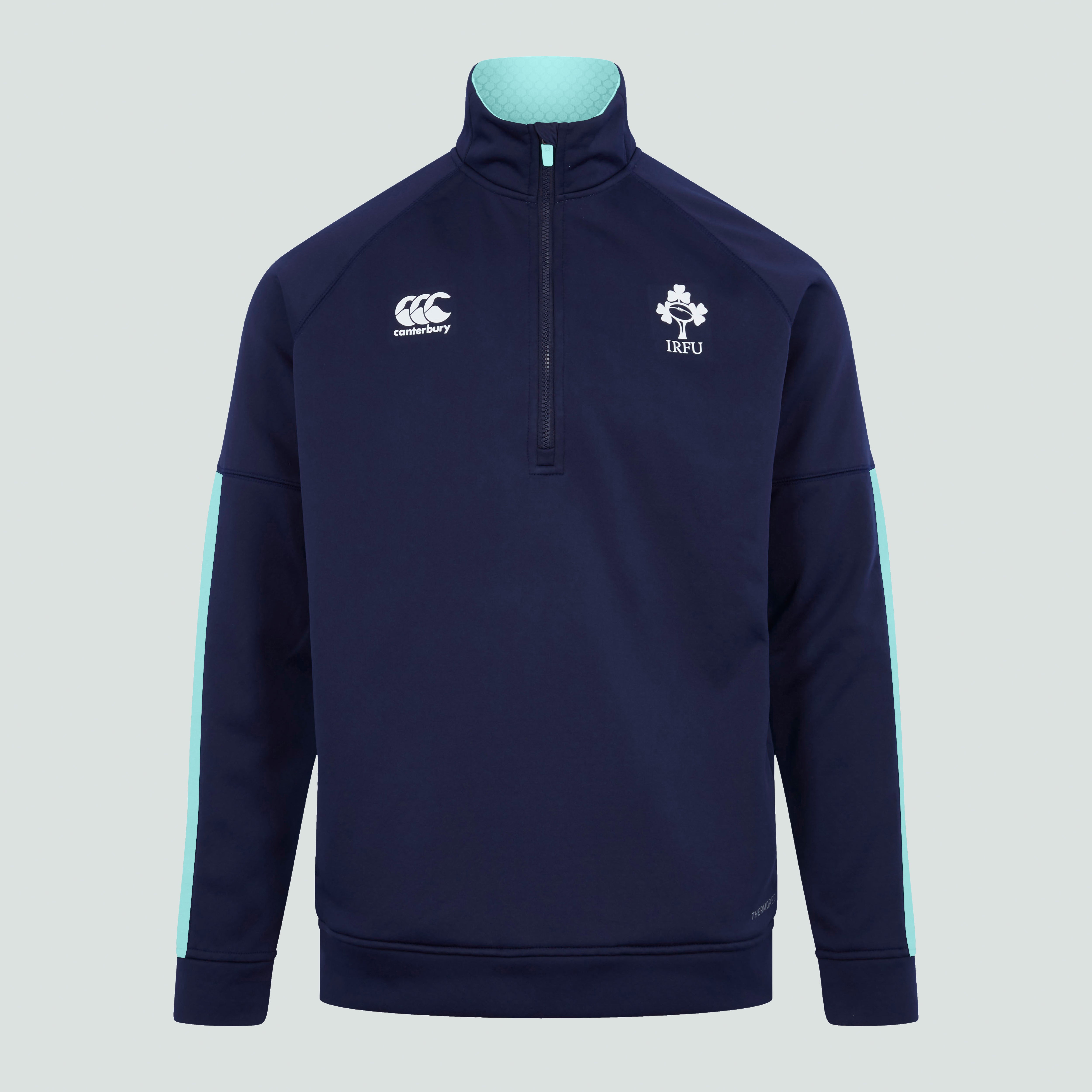 Mens Ireland 1/2 Zip Training Top Blue | Canterbury