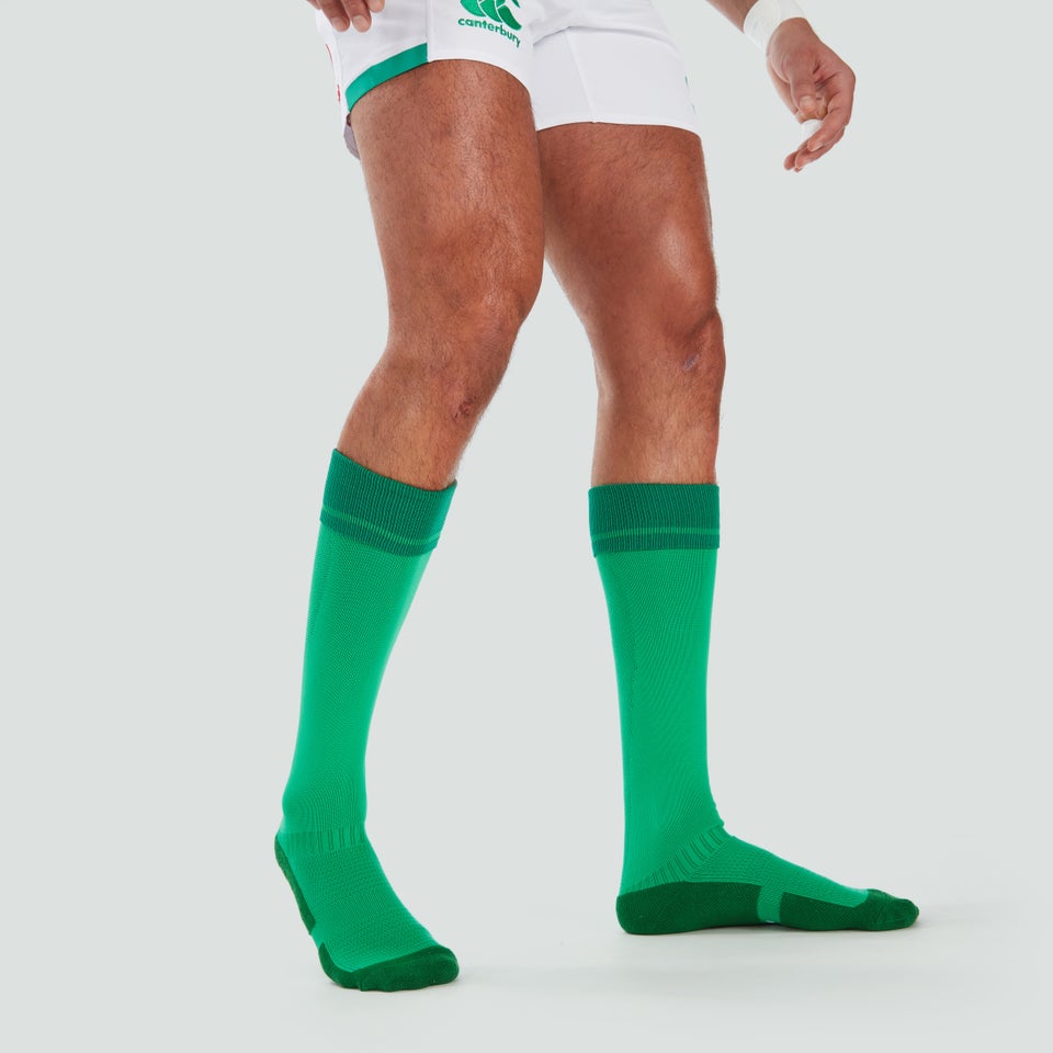 Adult Unisex Ireland Home Sock Grip Green