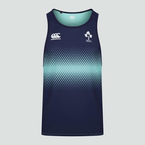 Mens Ireland Poly Training Singlet Green