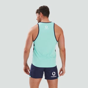 Mens Ireland Poly Training Singlet Green