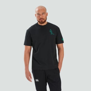 ADULT UNISEX IRELAND UNISEX HEROES TEE BLACK/GREEN - XL