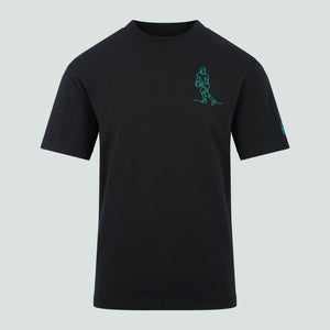 Adult Unisex Ireland Unisex Heroes Tee Black/Green